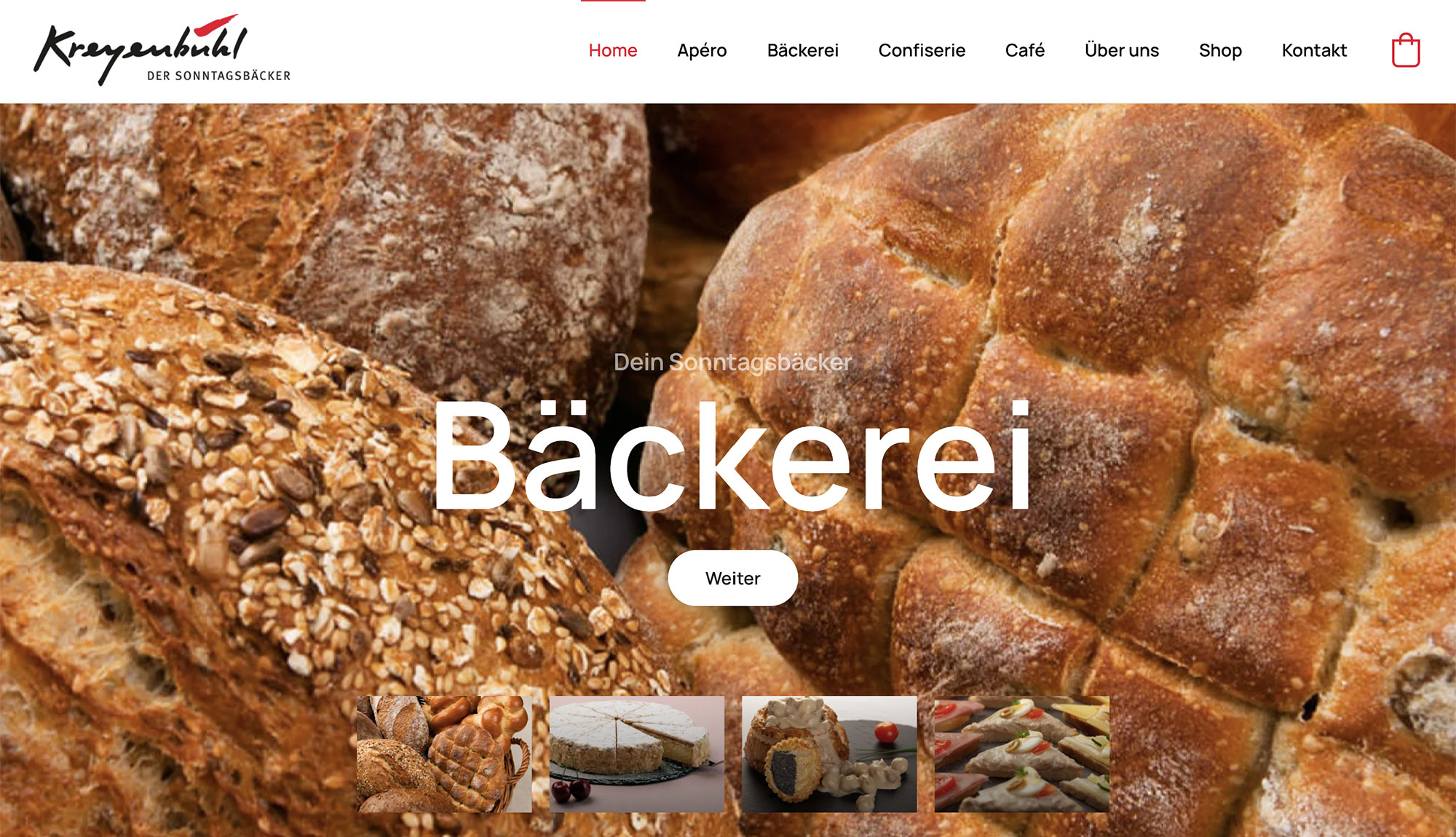 Frisch gebacken: Die neue Website von kreyenbuehl.ch